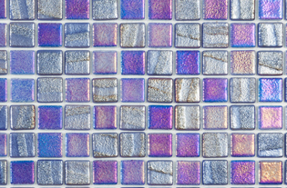Fusion Dark Blue Glass Mosaic Pool Tiles