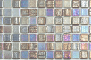 Fusion Grey Glass Mosaic Pool Tiles