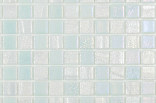 Fusion White Glass Mosaic Pool Tiles